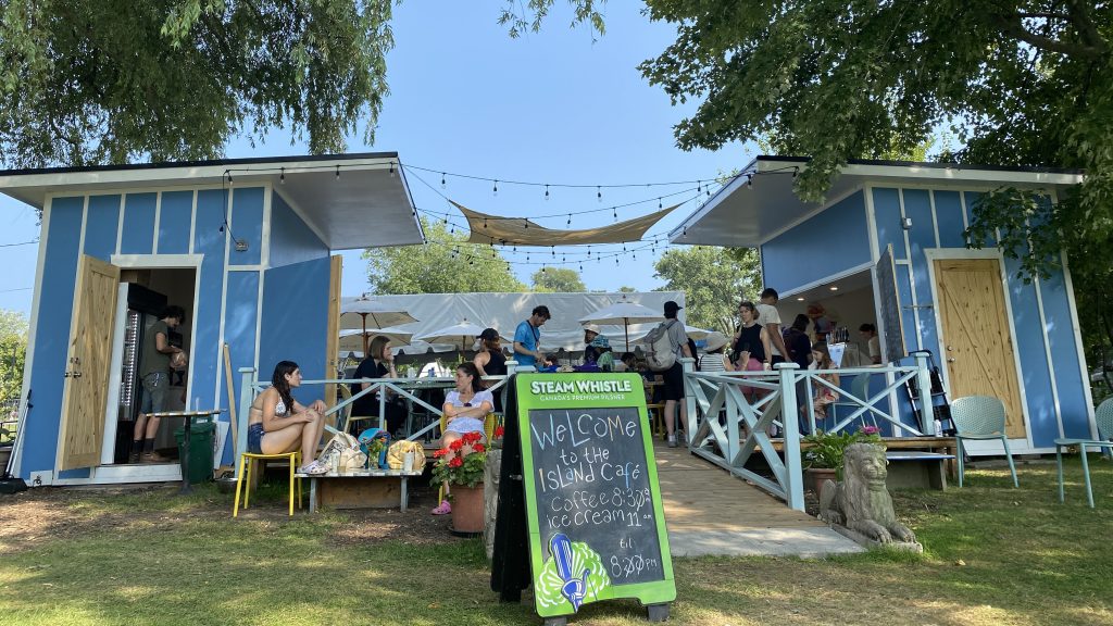 Toronto's Island Café back in business after fire, food bank donations going strong