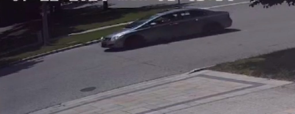 Police released a photo of a suspect vehicle sought in connection with an attempted child abduction in Pickering on July 23, 2024