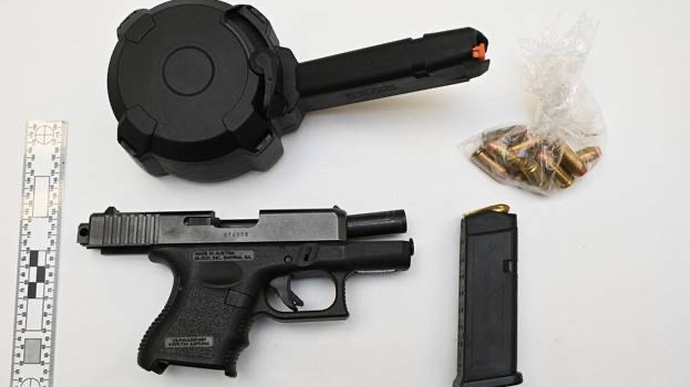 Firearm and ammunition seized by Hamilton police