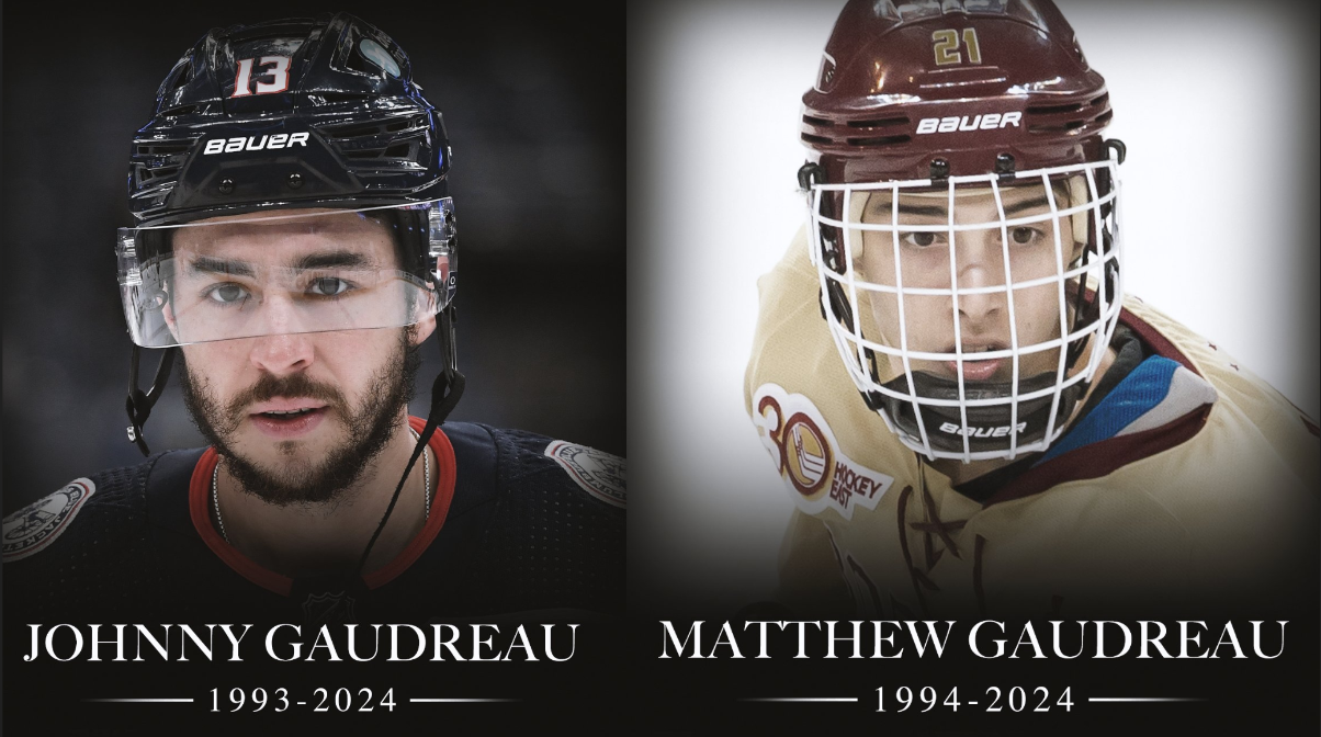 Johnny Gaudreau and his brother Matthew were killed by a suspected drunk driver