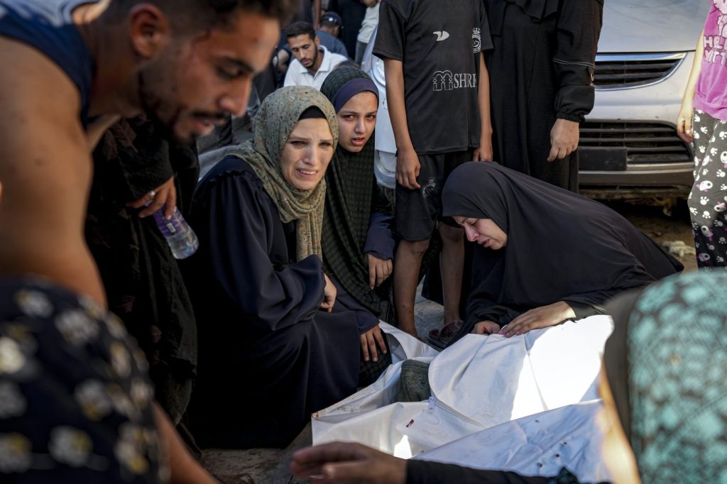 An Israeli airstrike on a Gaza school kills at least 80 people, Palestinian health officials say