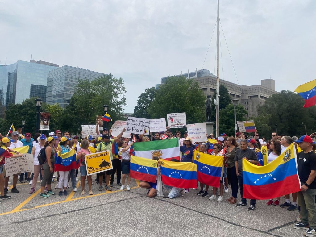 Protesters demand stronger Canadian response to 'rigged' Venezuelan