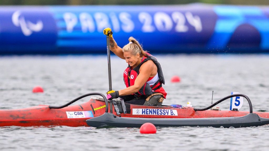 Canadian para paddler Brianna Hennessy earns Paralympic silver medal