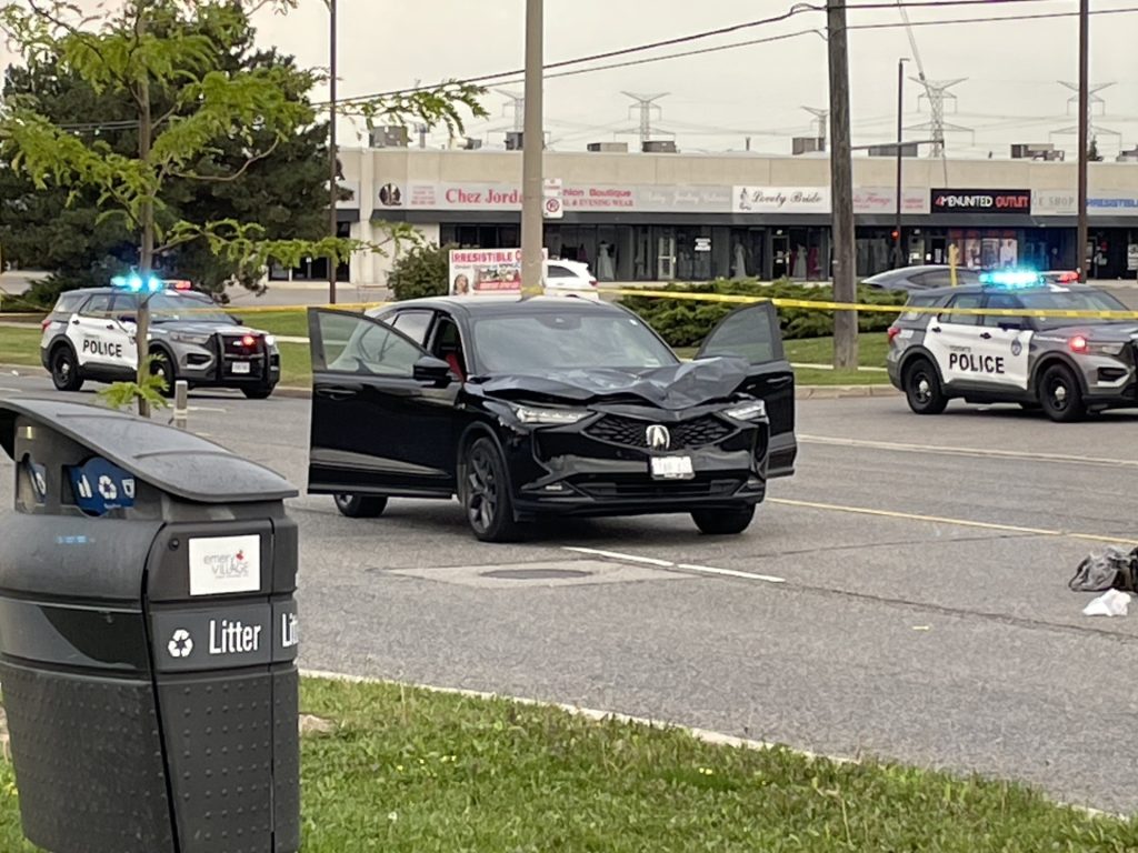 Man dead after being struck by vehicle at Weston and Steeles