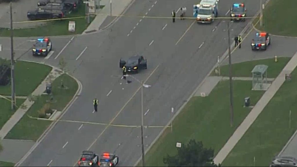 Man dead after being struck by vehicle at Weston and Steeles