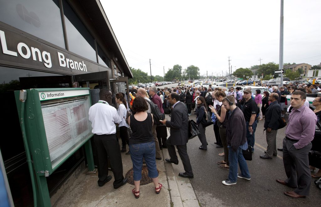 'A sardine can': GO riders say overcrowding an issue after woman struck by train on platform