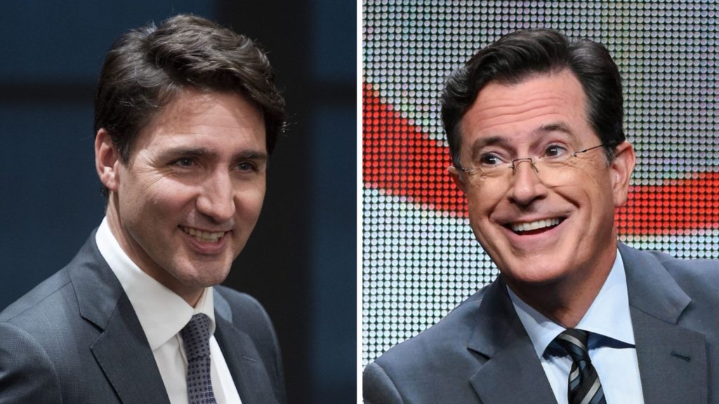 Trudeau to be guest on 'The Late Show with Stephen Colbert' during New York visit