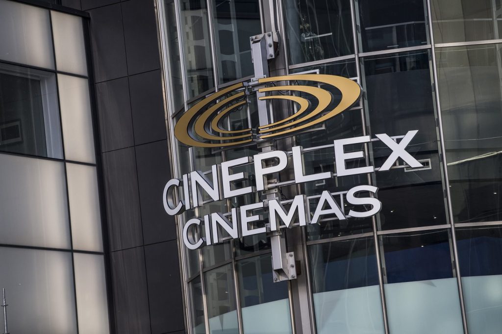 Cineplex Odeon Theater at Yonge and Eglinton in Toronto on Monday December 16, 2019.