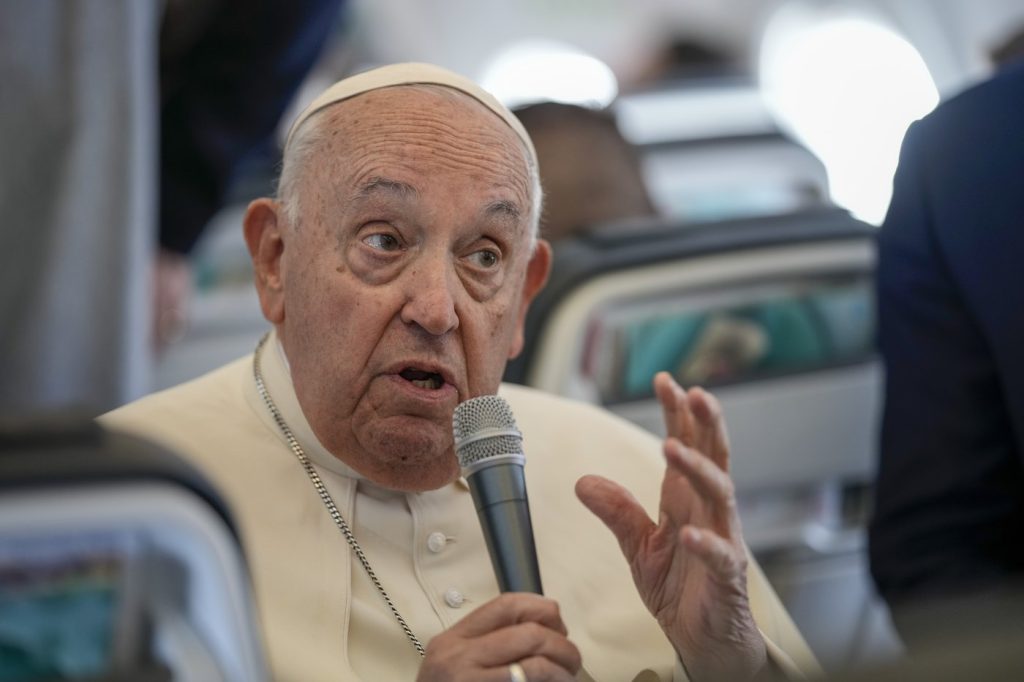 Pope Francis suggests Israel's actions in Gaza and Lebanon are disproportionate and immoral