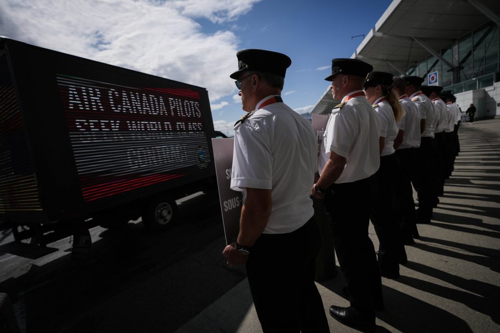 Air Trudeau says up to Air Canada and pilots to reach a deal as deadline approaches