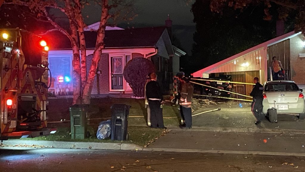 Man to hospital after crashing car into Scarborough house