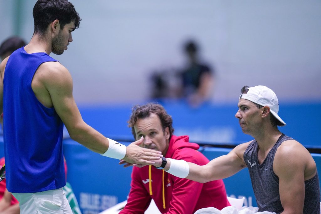 Rafael Nadal and Spain's Davis Cup captain won't say whether he'll play before retirement