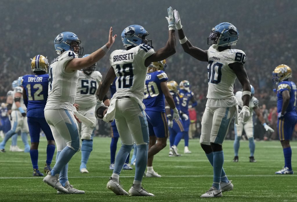 Toronto Argonauts defeat Winnipeg Blue Bombers for the 111th Grey Cup