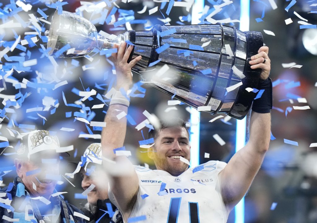 Toronto Argonauts defeat Winnipeg Blue Bombers for the 111th Grey Cup