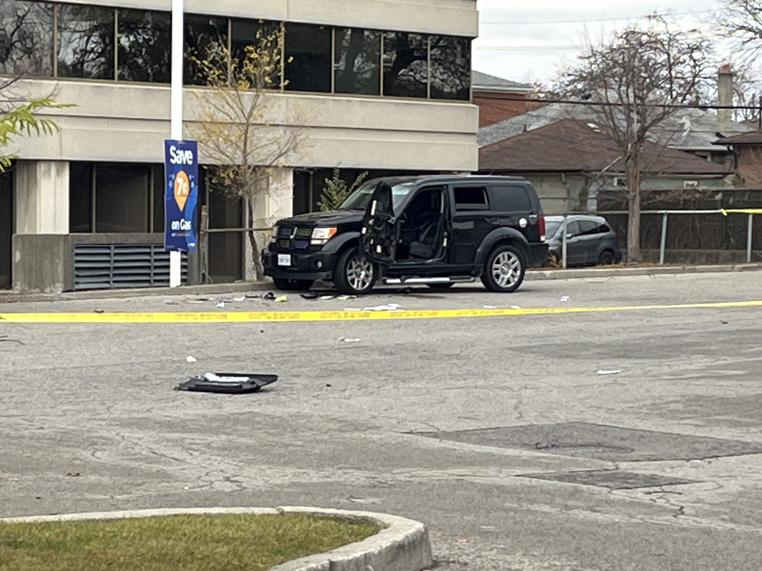 Police search for driver who struck a pedestrian and fled the scene