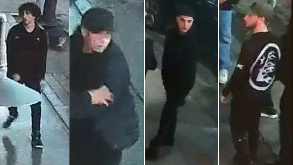 Toronto police seek 4 suspects in Fashion District assaults