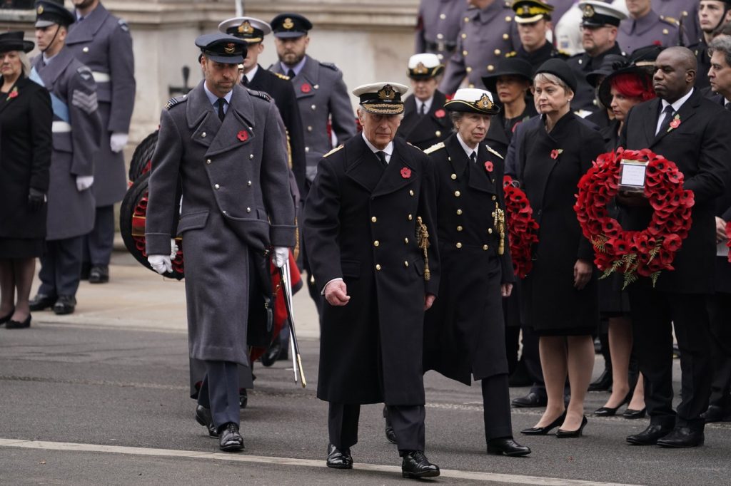 King Charles III and Kate attend remembrance event as both slowly return to duty