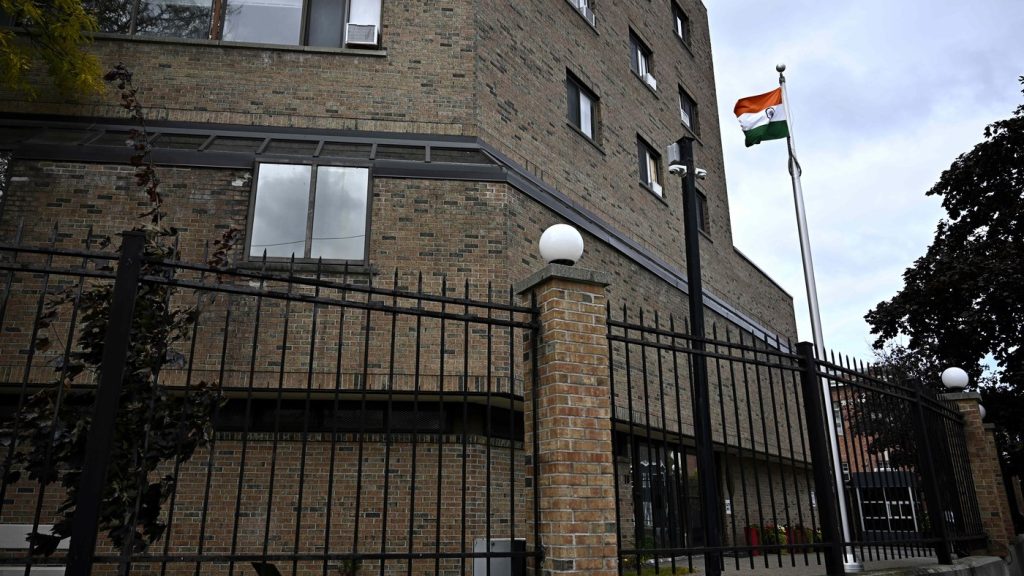 The High Commission of India in Canada is seen in Ottawa on Oct. 14, 2024