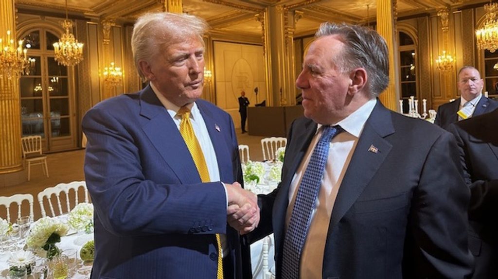 Border control and tariffs: Quebec Premier François Legault meets Trump in Paris