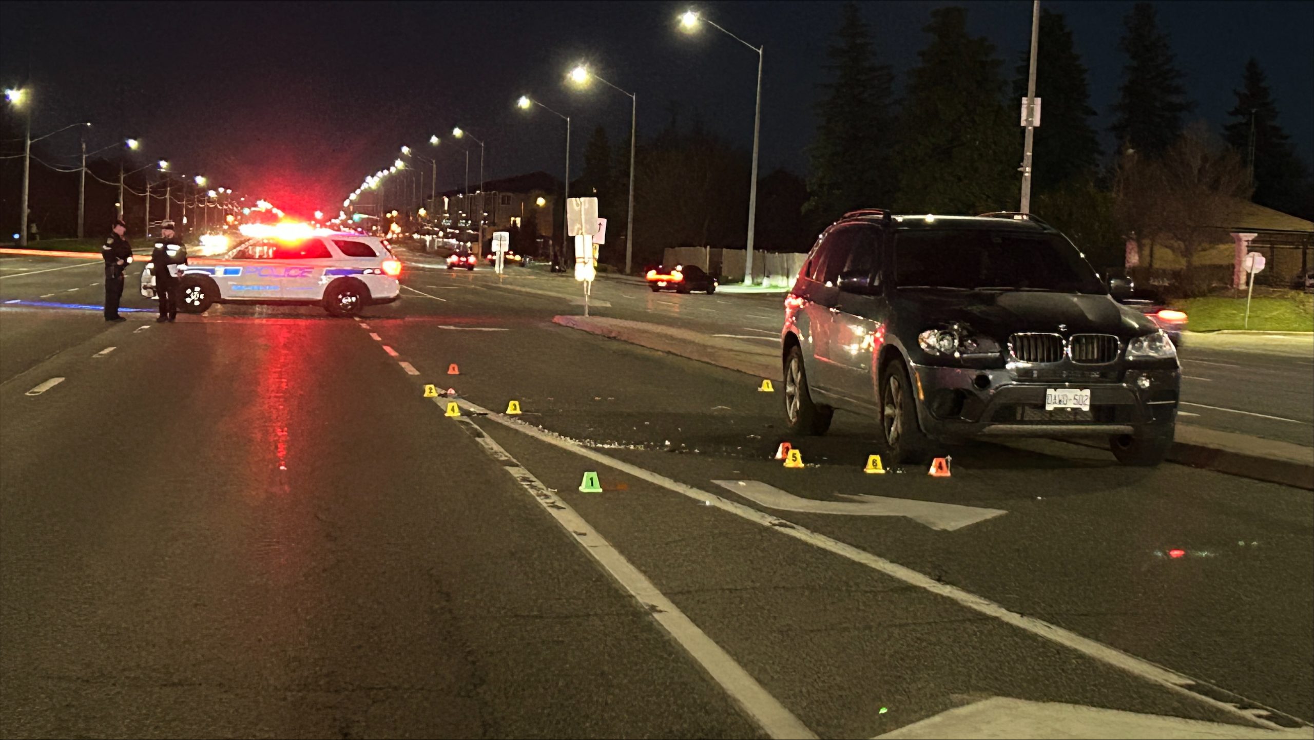Man rushed to hospital after being struck by a vehicle in Brampton