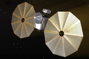 NASA’s Lucy spacecraft beams back pictures of an asteroid shaped like a lumpy bowling pin