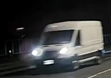A white van wanted in connection with a fatal hit-and-run.