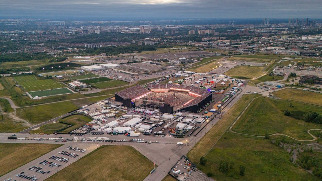 Coldplay performs at Rogers Stadium in Toronto, Monday, July 7, 2025. THE CANADIAN PRESS/Sammy Kogan