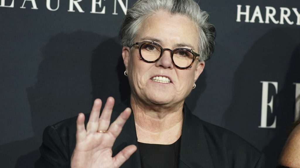 Rosie O'Donnell arrives at the ELLE Women in Hollywood celebration in Los Angeles, Nov. 19, 2024. (Photo by Jordan Strauss/Invision/AP File)