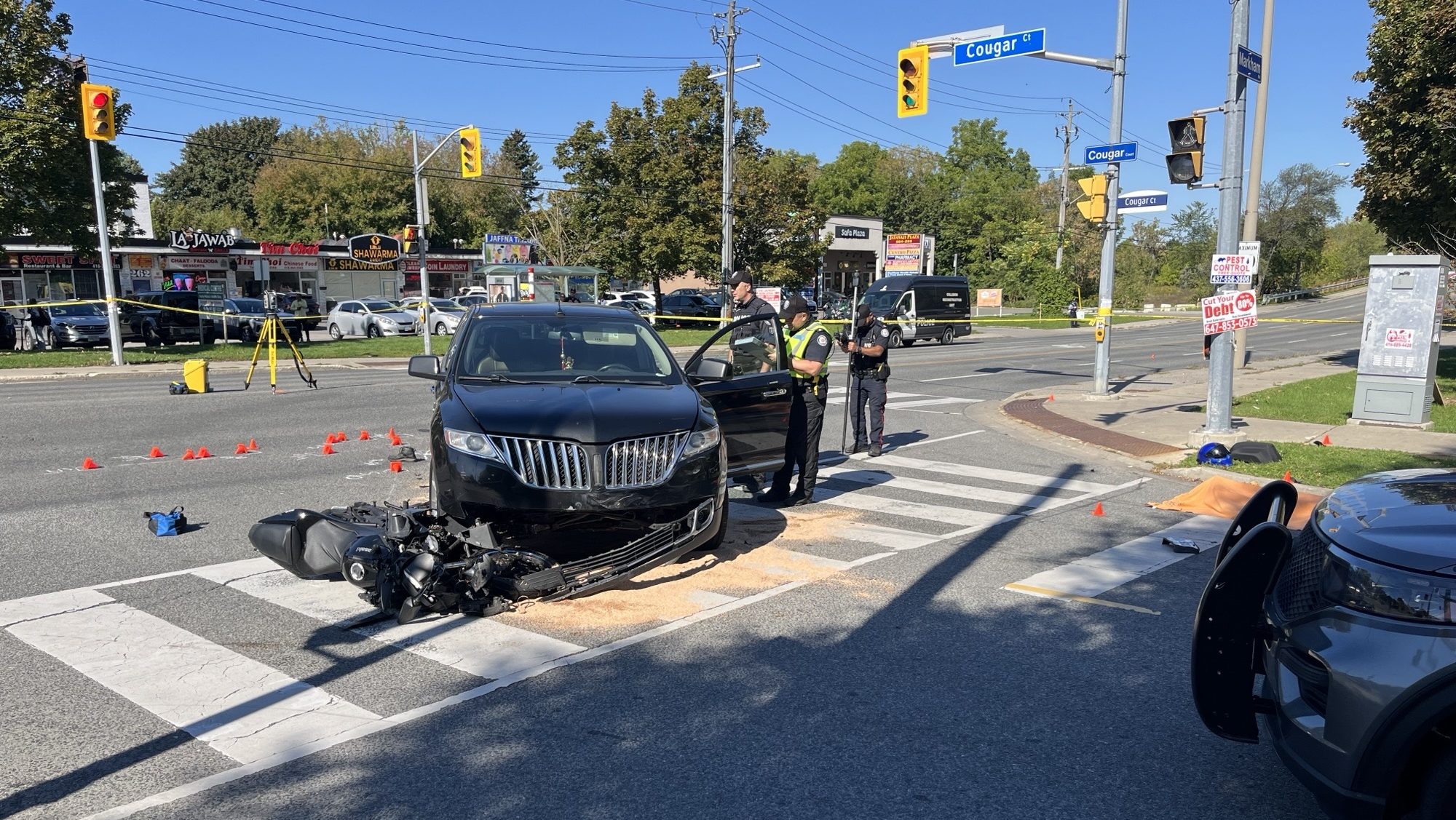 Motorcyclist killed in collision with SUV in Scarborough