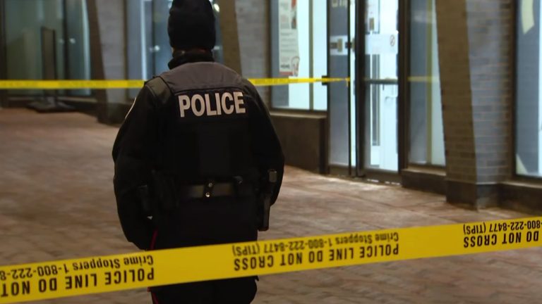 Toronto police are investigating after a woman was shot in downtown Toronto on November 20, 2025. CITYNEWS