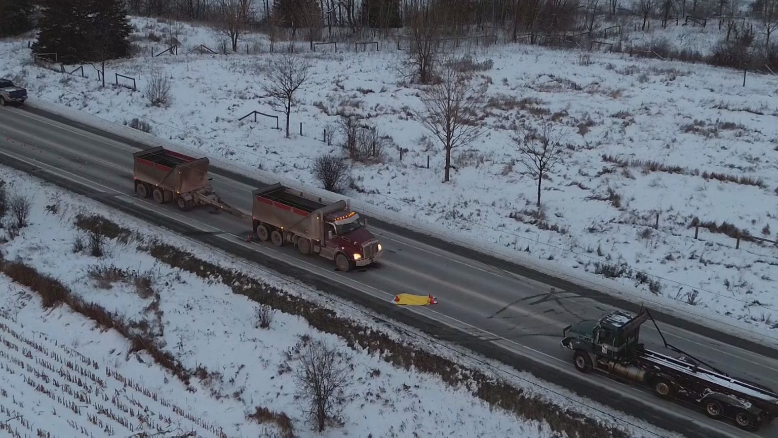 Pedestrian killed after being struck by dump truck in York Region
