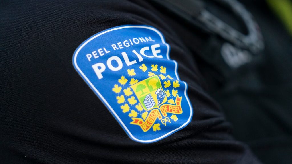 Peel Regional Police officer is seen in this undated image. Photo: THE CANADIAN PRESS.