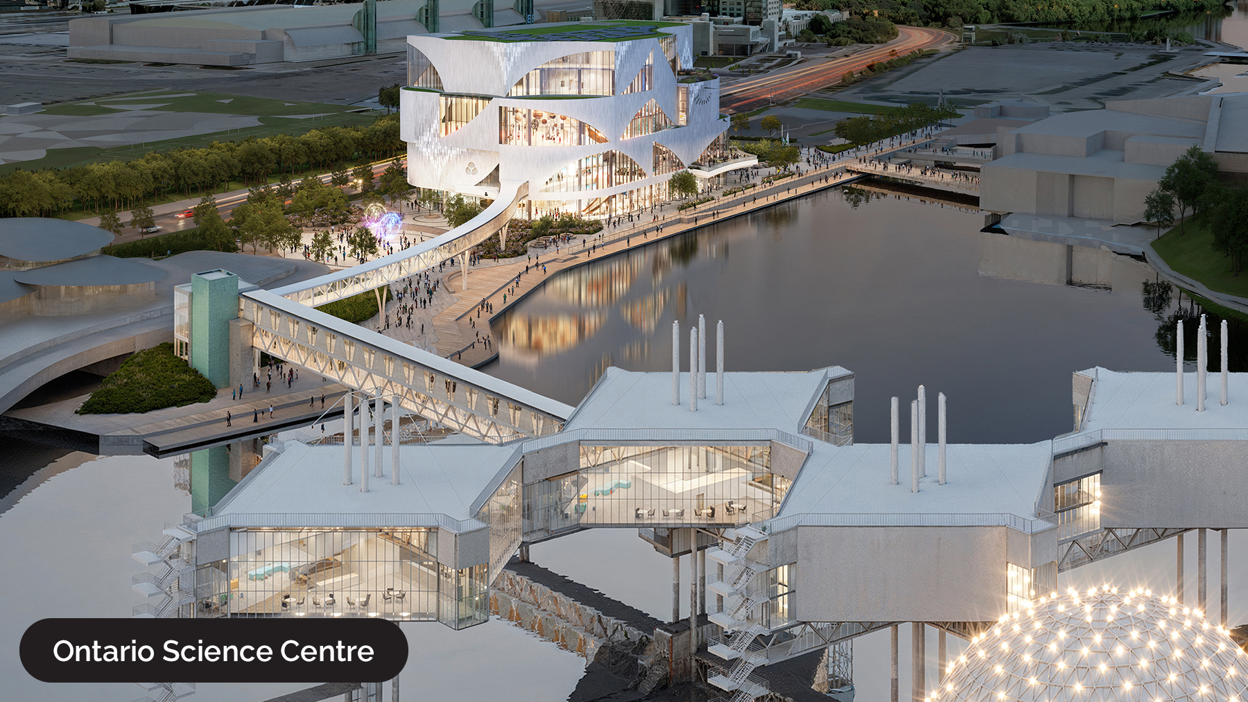 Final design for Ontario Science Centre at Ontario Place unveiled