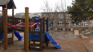 The playground at Old Orchard Public School on Ossington Avenue is seen