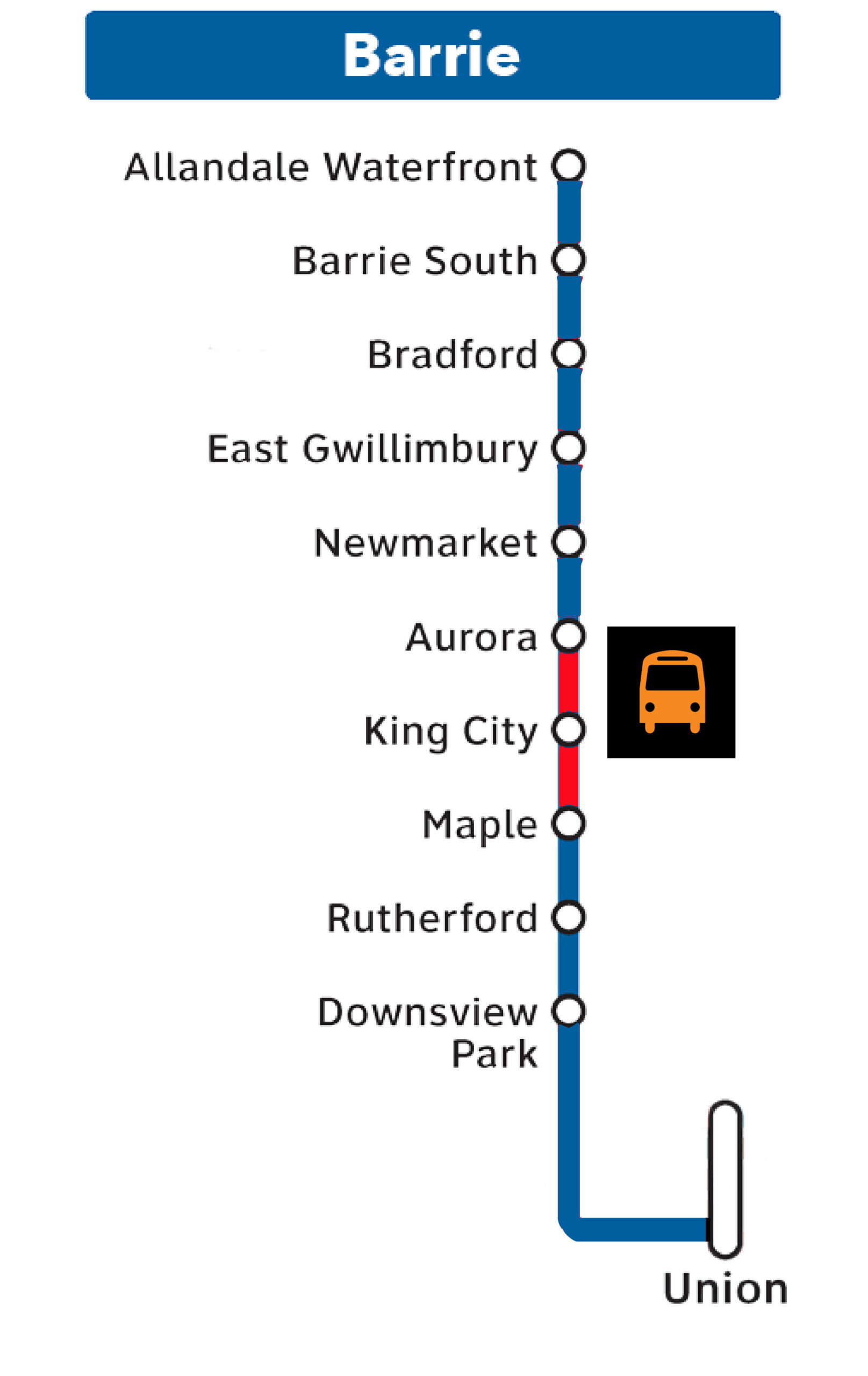 GO train schedules to be adjusted on Barrie Line for next 10 days ...