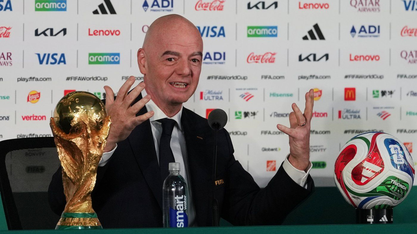 FIFA’s Infantino defends World Cup ticket prices, says fans ‘should chill’ about ref denied US entry