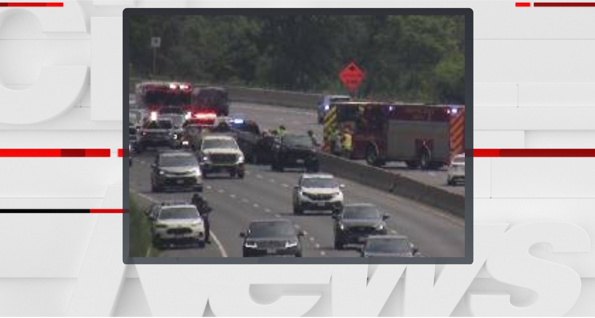 Car flips after multi-vehicle crash on Don Valley Parkway
