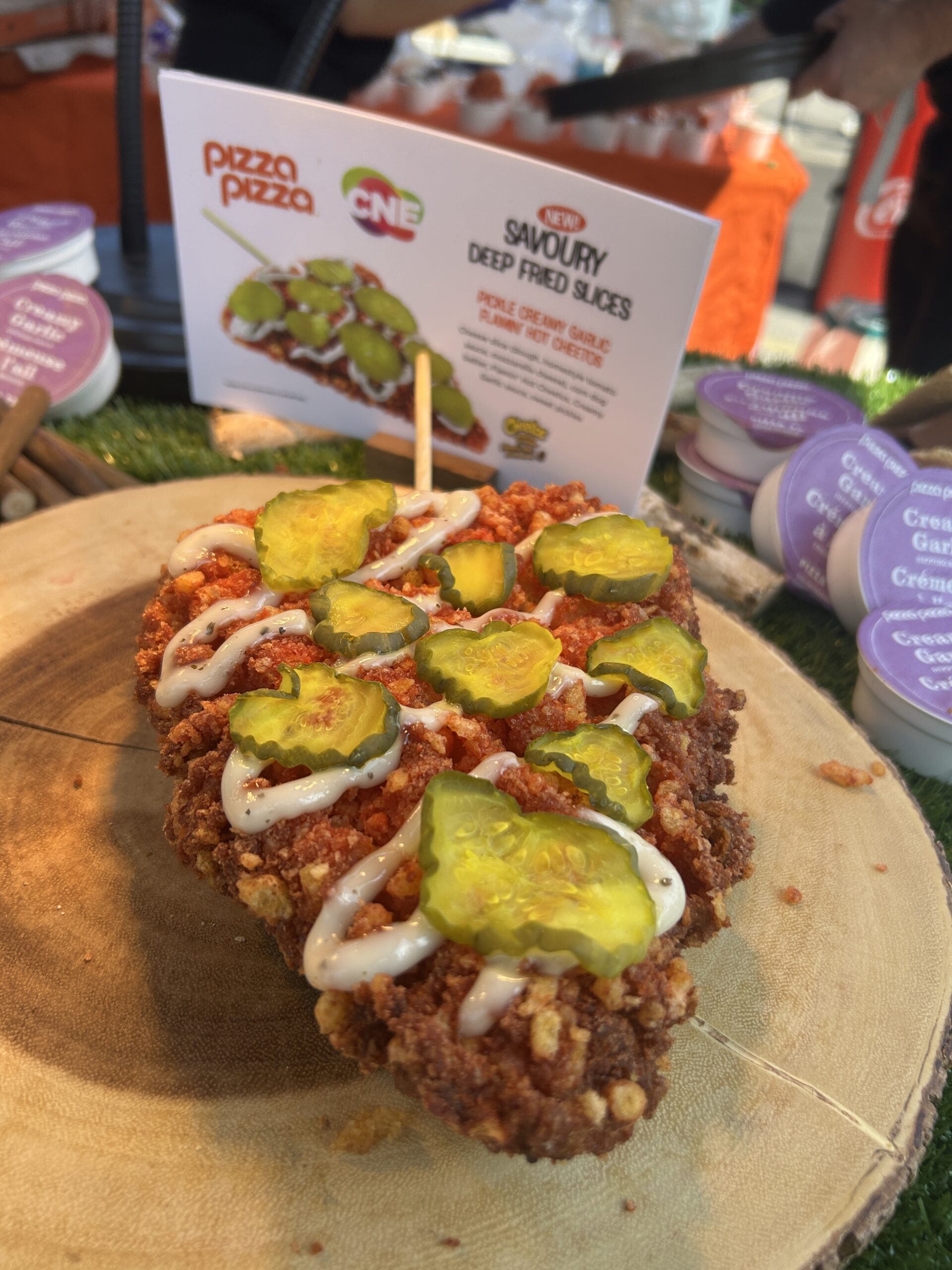 Savoury Deep Fried Pizza Slices, one of the food items that will be available at the Canadian National Exhibition this year. CITYNEWS