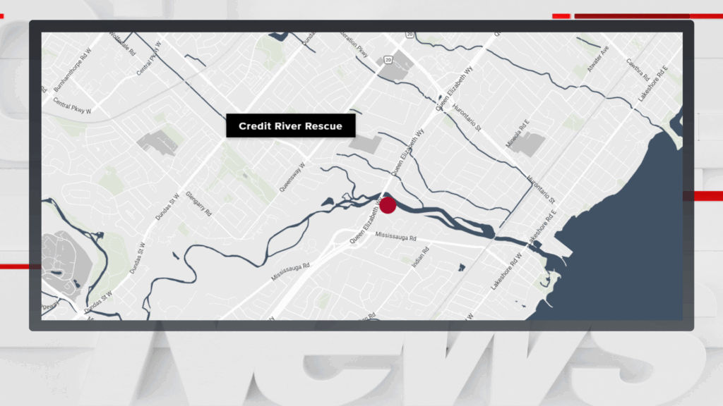 2 stranded teens rescued from Credit River in Mississauga