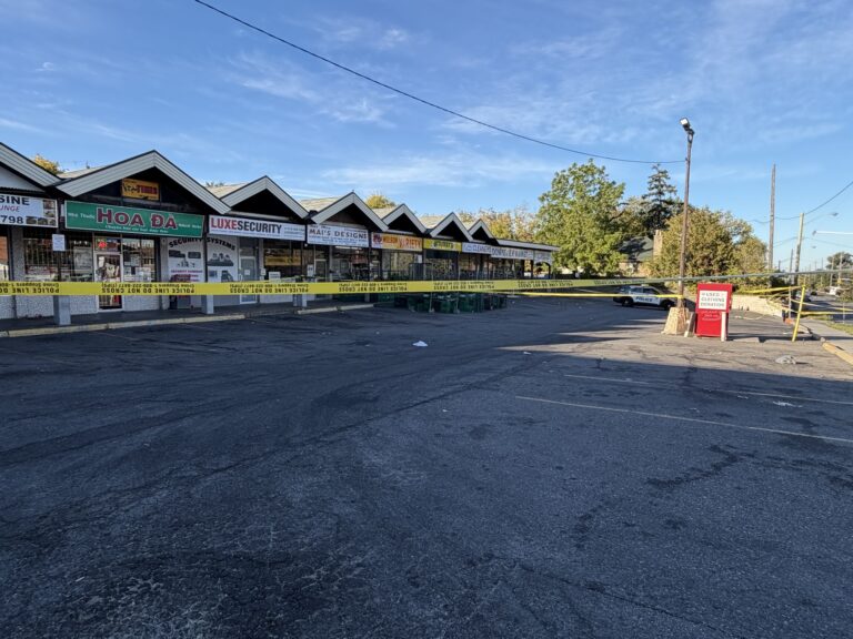 Photo shows a crime scene in North York on Sun. Sept. 27, 2026. (CityNews/Joe Lotocki)